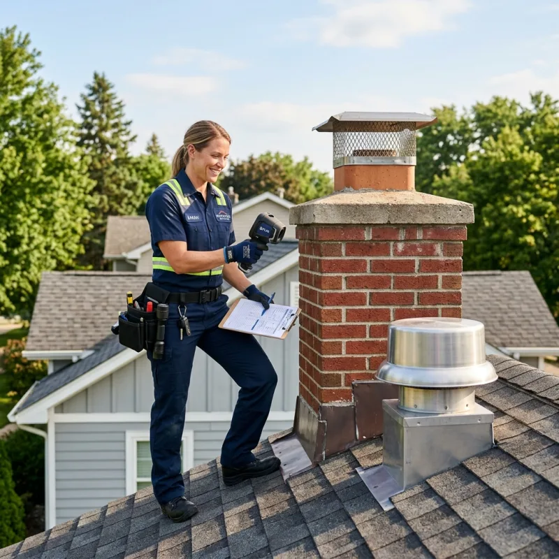 Technician removing a deceased bird from an indoor space in Wallace